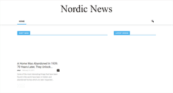 Desktop Screenshot of nordicnews.org