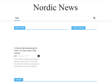 Tablet Screenshot of nordicnews.org